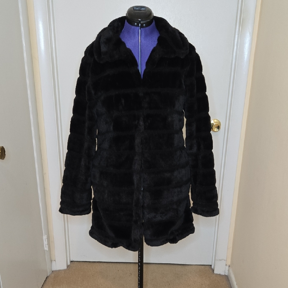 Dylan Black Faux Fur Jacket